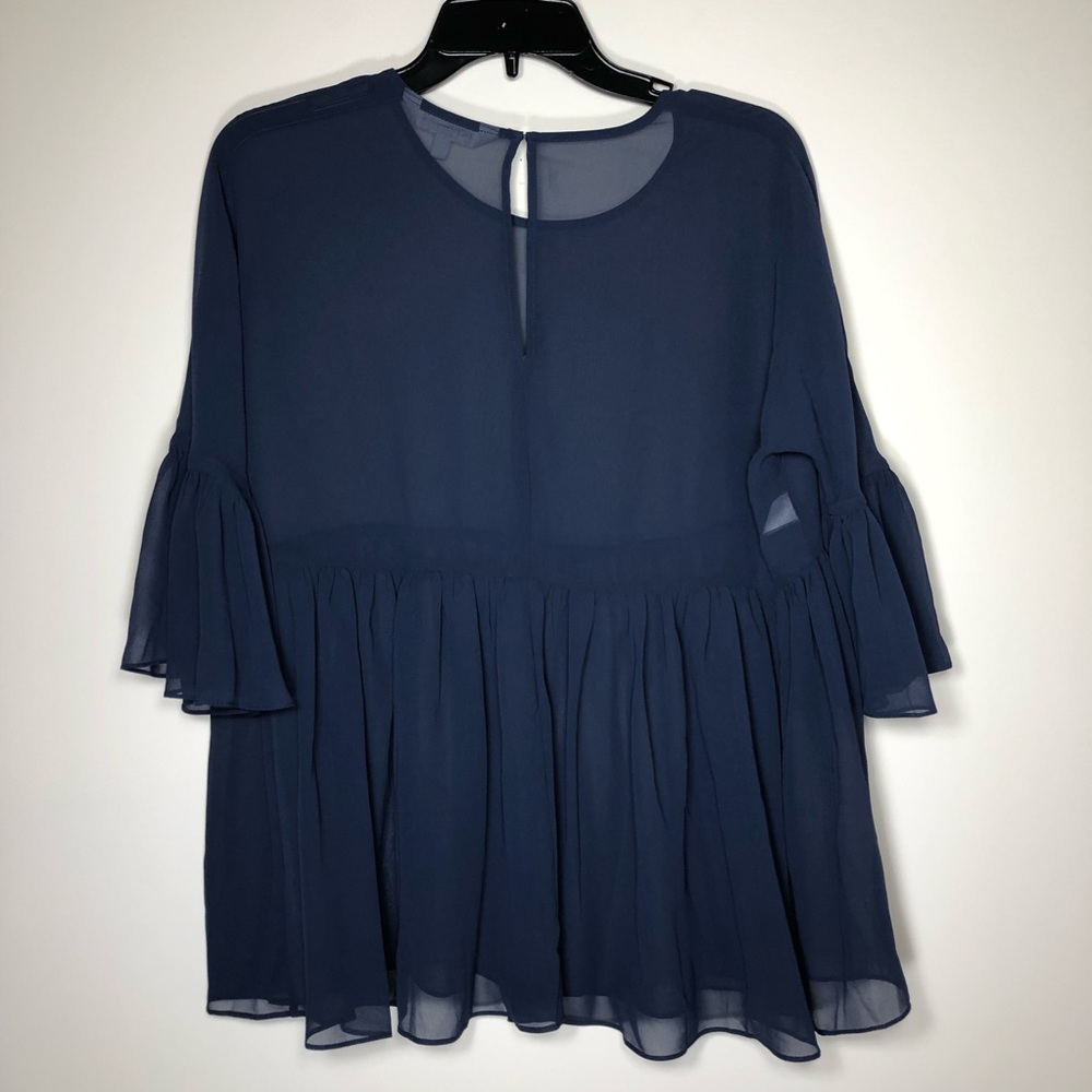 Bcbgeneration Ruffle Flowy Cute Boho Festival Top - image 2